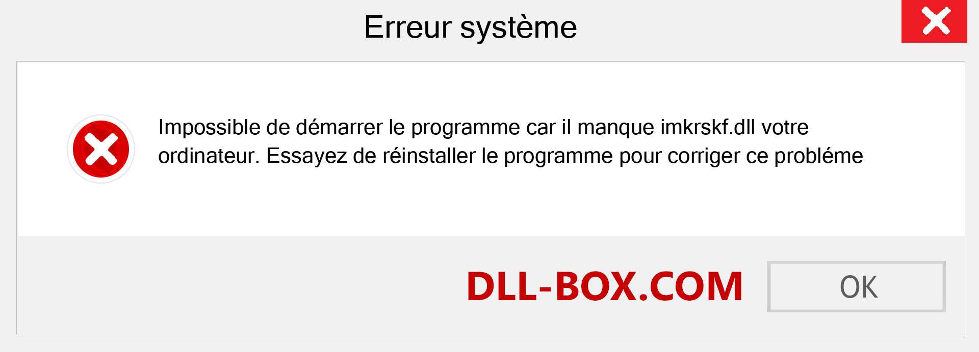 Le fichier imkrskf.dll est manquant ?. Télécharger pour Windows 7, 8, 10 - Correction de l'erreur manquante imkrskf dll sur Windows, photos, images